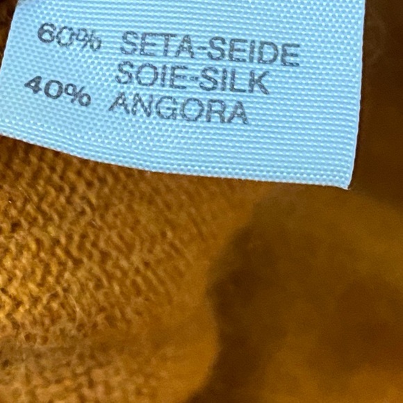 Ella Singh Orange Silk Cashmere Sweater Dress - Picture 10 of 12